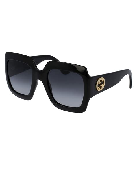 gucci oversized sunglasses black|oversized gucci sunglasses for women.